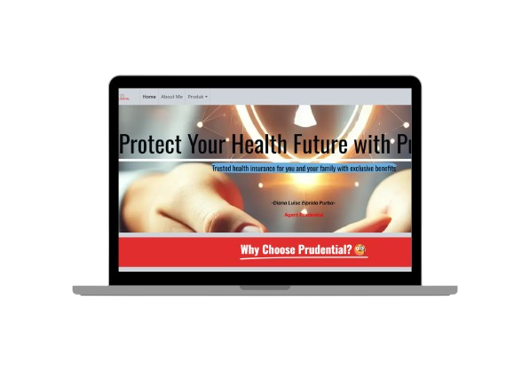 Tampilan website Insurance life